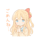ゆるかわ系制服女子(ときどき病み系)（個別スタンプ：36）