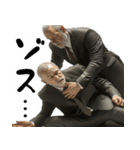 絶望サラリーマンと励まし会社員(仕事が嫌)（個別スタンプ：17）