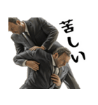 絶望サラリーマンと励まし会社員(仕事が嫌)（個別スタンプ：21）