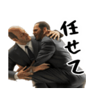 絶望サラリーマンと励まし会社員(仕事が嫌)（個別スタンプ：24）