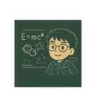 Dr. Samのチョークボード・ライフ（個別スタンプ：1）