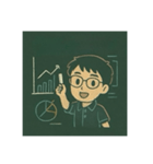 Dr. Samのチョークボード・ライフ（個別スタンプ：3）