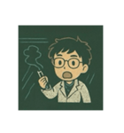 Dr. Samのチョークボード・ライフ（個別スタンプ：4）