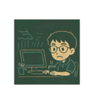 Dr. Samのチョークボード・ライフ（個別スタンプ：6）
