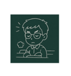 Dr. Samのチョークボード・ライフ（個別スタンプ：16）