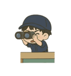 Dr.サムの野球シルエット（個別スタンプ：12）
