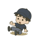 Dr.サムの野球シルエット（個別スタンプ：14）