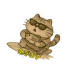 でぶ猫夏日和（個別スタンプ：5）