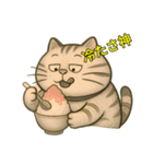 でぶ猫夏日和（個別スタンプ：10）