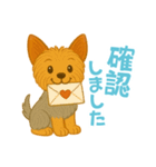 いつでもヨーキー気分（個別スタンプ：4）