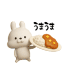 ずっと使える差し出すネコウサ（個別スタンプ：34）