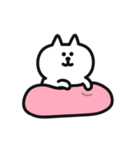 がんばって動く♡しろねこさん.（個別スタンプ：8）