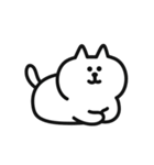 がんばって動く♡しろねこさん.（個別スタンプ：11）