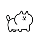 がんばって動く♡しろねこさん.（個別スタンプ：12）