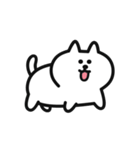 がんばって動く♡しろねこさん.（個別スタンプ：15）