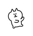 がんばって動く♡しろねこさん.（個別スタンプ：20）