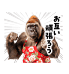 毋ゴリラ【長文で伝える気持ち】（個別スタンプ：22）