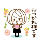 気づかい♡ゆるふわレディ【ずっと使える】（個別スタンプ：10）