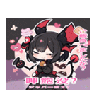 台湾語と日本語悪魔少女スタンプ（個別スタンプ：31）