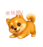 ふわかわ日和：柴犬【台湾語】（個別スタンプ：2）