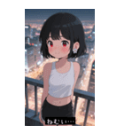 =͟͟͞͞Ꙭ 734253334400（個別スタンプ：33）