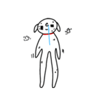 足の長い子犬 スーちゃん！ @JP（個別スタンプ：9）