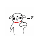 足の長い子犬 スーちゃん！ @JP（個別スタンプ：18）