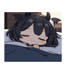 文字なし悪魔少女スタンプ（個別スタンプ：4）