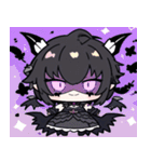 文字なし悪魔少女スタンプ（個別スタンプ：13）