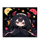 文字なし悪魔少女スタンプ（個別スタンプ：26）