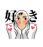 アニメキャラ風サラリーマン（個別スタンプ：16）