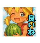 小麦色の妹02（個別スタンプ：10）