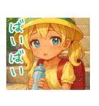 小麦色の妹02（個別スタンプ：13）