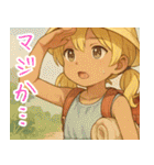 小麦色の妹02（個別スタンプ：24）