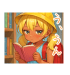 小麦色の妹02（個別スタンプ：25）
