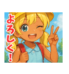 小麦色の妹02（個別スタンプ：29）