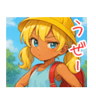 小麦色の妹02（個別スタンプ：36）