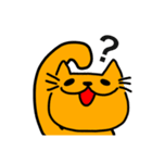 べべのオレンジにゃんこ  カラーver（個別スタンプ：15）