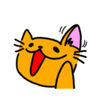 べべのオレンジにゃんこ  カラーver（個別スタンプ：20）