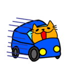 べべのオレンジにゃんこ  カラーver（個別スタンプ：33）