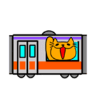 べべのオレンジにゃんこ  カラーver（個別スタンプ：35）