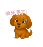 ふわかわ日和：ダックスフンド【台湾語】（個別スタンプ：12）