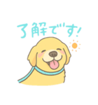 ゆるふわゴールデンレトリバー（個別スタンプ：4）