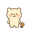 毎日使えるゆるキャラクマ（個別スタンプ：1）
