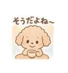 優しい言葉いっぱい❤️トイプーちゃん（個別スタンプ：10）