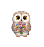 【花束動物 2】（個別スタンプ：5）