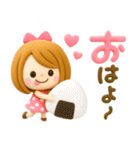 かわいい女の子♡デカ文字スタンプ（個別スタンプ：1）