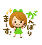 かわいい女の子♡デカ文字スタンプ（個別スタンプ：8）