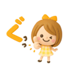 かわいい女の子♡デカ文字スタンプ（個別スタンプ：12）
