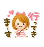 かわいい女の子♡デカ文字スタンプ（個別スタンプ：13）